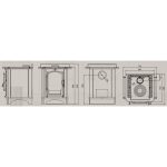 Stufa a legna LINCAR Ravenna – 8,3 kW - immagine 3