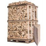 Legna da ardere essiccata in forno – Quercia e Faggio – Tronchetti 33 cm, pallet 2,5 steri (1,75 m³) - immagine 3