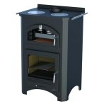 Stufa a legna con forno BRONPI Monza – 14 kW - immagine 5